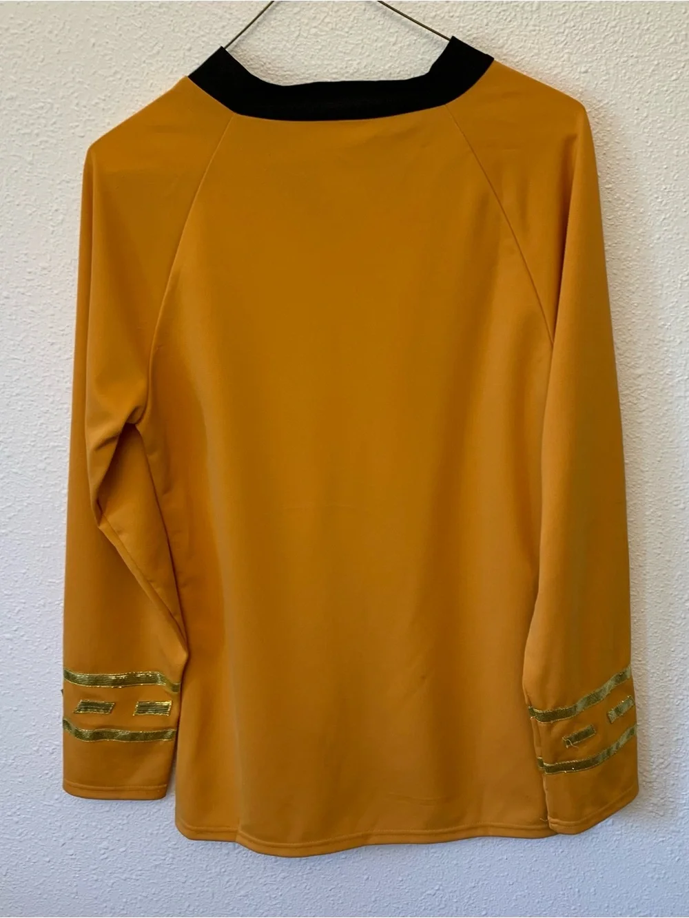Rubie's Star Trek Classic Gold Costume Shirt Men’s Small/ Unisex Small